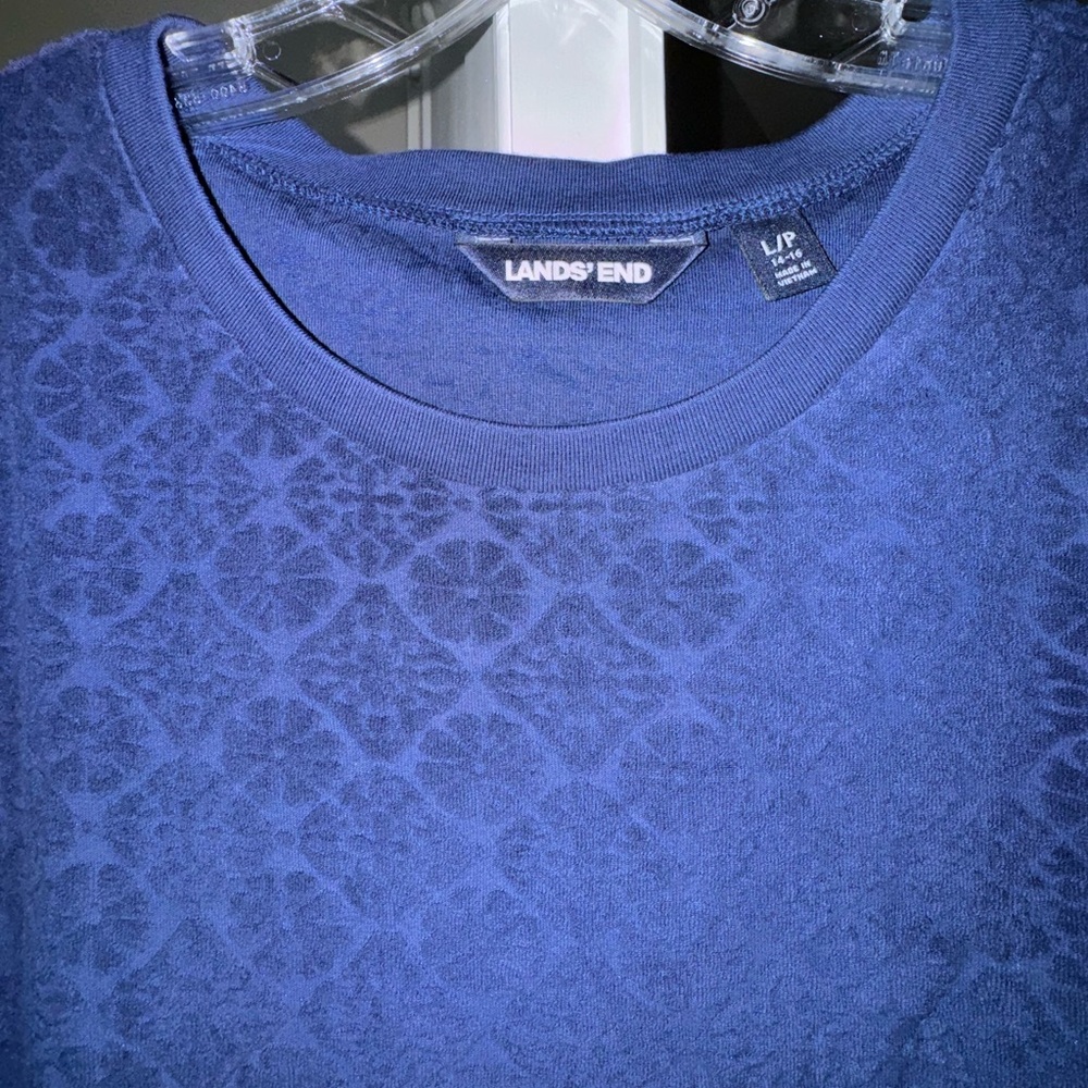 Lands' End Terry T-Shirt Cover Up - Picture 3 of 3